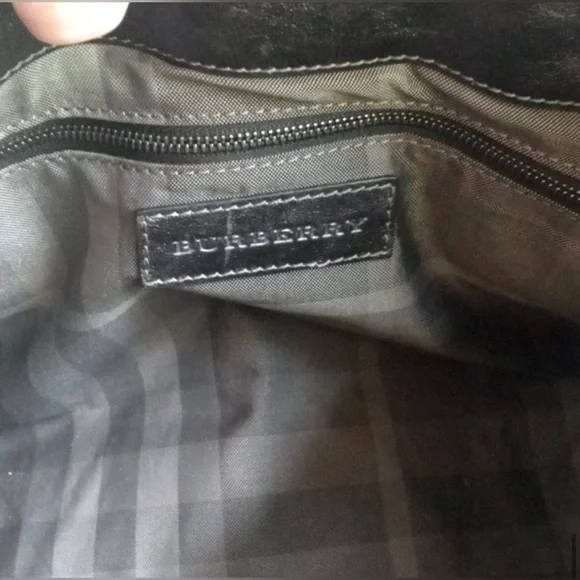 🆑 Burberry Prorsum Metallic Silver Satchel And/e Shoulder Bag Like New EUC